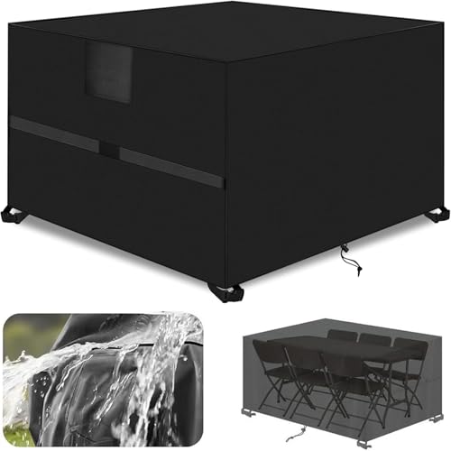 XUEDNGM Abdeckung für Gartenmöbel Wasserdicht Schutzhülle 120 x 60 x 60 cm 420D, Regen Staubfest, mit Belüftung Abdeckplane Schutzhülle Schwerlast Gartenmöbel Terrasse Abdeckungen, Schwarz XUEDNGM Abdeckung für Gartenmöbel Wasserdicht Schutzhülle 120 x 60 x 60 cm 420D, Regen Staubfest, mit Belüftung Abdeckplane Schutzhülle Schwerlast Gartenmöbel Terrasse Abdeckungen, Schwarz von XUEDNGM