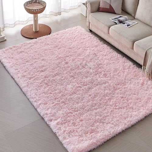 XUEDNGM Teppich Kunstfell Teppich Hochflor 90 x 200 cm Waschbar Bis 30 Grad, Super Soft, Anti-Rutsch, Flauschig Moderner Hochflor Teppich Wohnzimmer für Wohnzimmer, Schlafzimmer, Rosa XUEDNGM Teppich Kunstfell Teppich Hochflor 90 x 200 cm Waschbar Bis 30 Grad, Super Soft, Anti-Rutsch, Flauschig Moderner Hochflor Teppich Wohnzimmer für Wohnzimmer, Schlafzimmer, Rosa von XUEDNGM