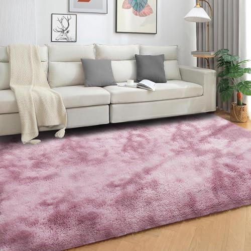 XUEDNGM Waschbarer Teppich Shaggy Teppich 200 x 225 cm Waschbar Flauschig Weich rutschfest Moderne Deko Weich Flauschiger Vorleger Modern Teppich Wohnzimmer für Wohnzimmer, Schlafzimmer, lila rosa XUEDNGM Waschbarer Teppich Shaggy Teppich 200 x 225 cm Waschbar Flauschig Weich rutschfest Moderne Deko Weich Flauschiger Vorleger Modern Teppich Wohnzimmer für Wohnzimmer, Schlafzimmer, lila rosa von XUEDNGM