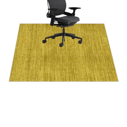 Bürostuhl Unterlage Teppich, Schreibtischstuhl Unterlage, rutschfest Bürostuhlunterlage Bodenmatte Stuhlunterlage, Schutzmatte Bürostuhl Bodenschutzmatte für Hartböden100 x 120 cm von XUEGAIXIA