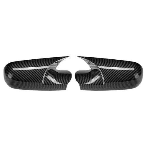XUEJS Ersatzteile Paar Auto Seite Rückspiegel Abdeckung Kappe Spiegel Shell Für Renault Für Megane 2 MK2 2002-2009 Rückansicht Spiegel Abdeckung Kappe(Carbon Fiber Pattern) von XUEJS
