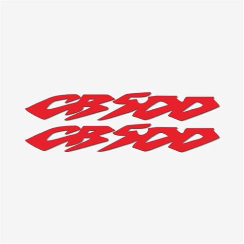 XUEKK Motorrad Aufkleber Decals Reflektierende wasserdichte Auto Coole Dekoration Styling Zubehör Für Honda CB500 CB 500 Aufkleber(Reflective Red) von XUEKK