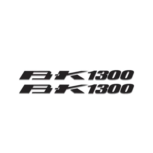 XUEKK Motorrad Dekorative Styling Logo Auto Aufkleber Reflektierende wasserdichte Zubehör Für BMW BK1300 BK 1300 Aufkleber(Non-Reflective Black) von XUEKK