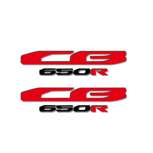 XUEKK Motorrad Logo Aufkleber Modifizierte Reflektierende Universal Auto Aufkleber Verkleidung Decals Dekorative Teile Für Honda CB65R Aufkleber(Reflective Red) von XUEKK