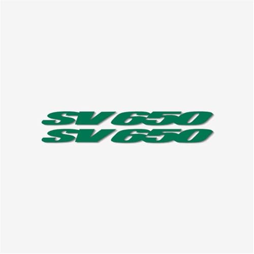 XUEKK Motorrad Logo Aufkleber Reflektierende Universal Autoaufkleber Verkleidungsaufkleber Geeignete Dekorative Für Suzuki SV650 Aufkleber(Reflective Green) von XUEKK