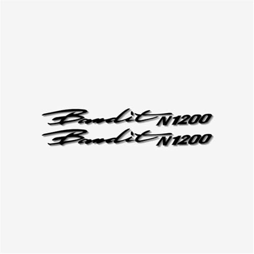 XUEKK Motorrad Logo Kraftstoff Tank Verkleidung Auto Reflektierende Aufkleber Decals Dekorative Teile Für Suzuki Für Bandit N1200 Aufkleber(Non-Reflective Black) von XUEKK