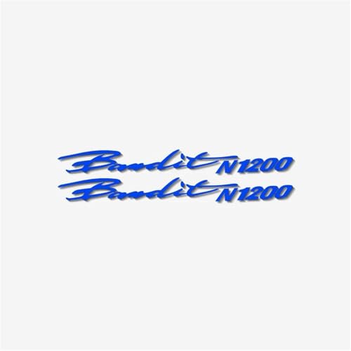 XUEKK Motorrad Logo Kraftstoff Tank Verkleidung Auto Reflektierende Aufkleber Decals Dekorative Teile Für Suzuki Für Bandit N1200 Aufkleber(Reflective Blue) von XUEKK