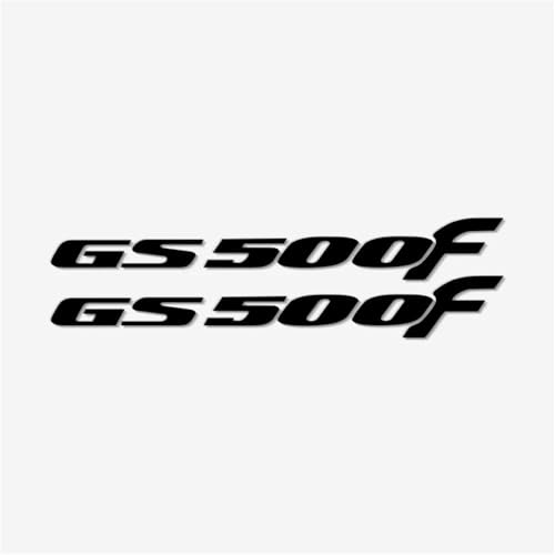 XUEKK Motorrad Modifizierte Auto Aufkleber Dekorative Styling Zubehör Cool Reflektierende wasserdichte Logo Für Suzuki GS500F Aufkleber(Non-Reflective Black) von XUEKK
