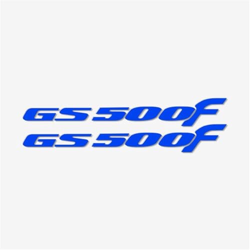 XUEKK Motorrad Modifizierte Auto Aufkleber Dekorative Styling Zubehör Cool Reflektierende wasserdichte Logo Für Suzuki GS500F Aufkleber(Reflective Blue) von XUEKK