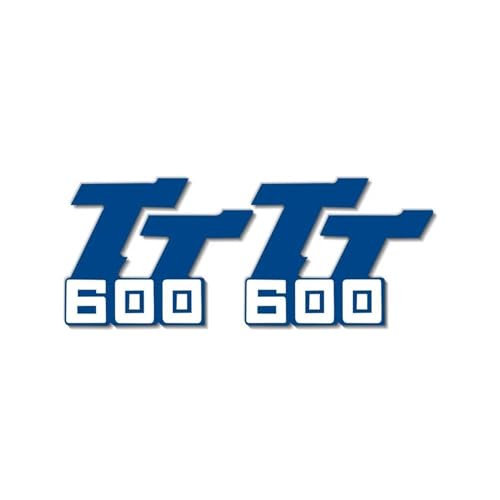 XUEKK Motorrad Modifizierte Autoaufkleber Dekorative Kühle Reflektierende wasserdichte Logo Aufkleber Zubehör Für Yamaha Tt600 Aufkleber(Reflective Blue) von XUEKK