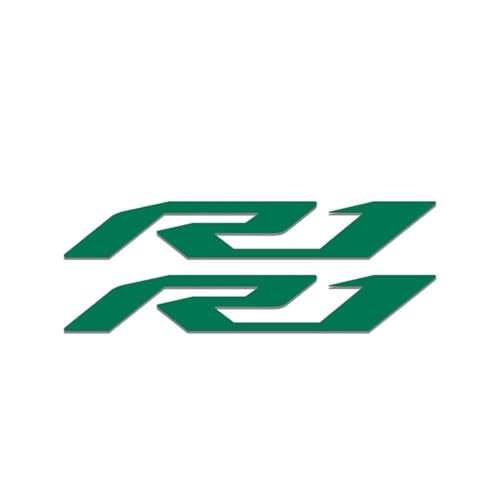 XUEKK Motorrad Modifiziertes Zubehör Reflektierende wasserdichte Autoaufkleber Coole Dekoration Styling Aufkleber Für Yamaha R1 Aufkleber(Reflective Green) von XUEKK