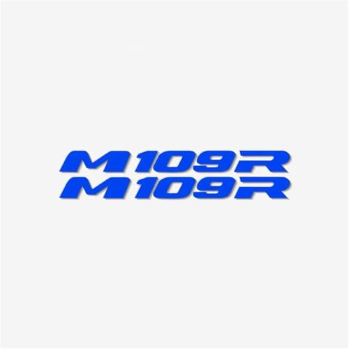 XUEKK Motorrad Reflektierende Logo Wasserdicht Aufkleber Modifizierte Coole Autoaufkleber Geeignete Dekorative Teile Für Suzuki M109R Aufkleber(Reflective Blue) von XUEKK