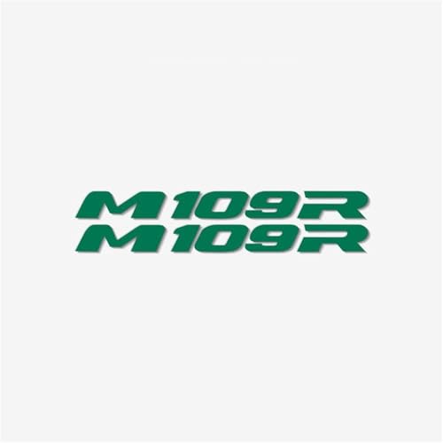 XUEKK Motorrad Reflektierende Logo Wasserdicht Aufkleber Modifizierte Coole Autoaufkleber Geeignete Dekorative Teile Für Suzuki M109R Aufkleber(Reflective Green) von XUEKK