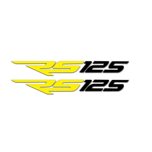 XUEKK Motorrad Universal Auto Aufkleber Modifizierte Kraftstofftank Helm Dekoratives Zubehör Für Aprilia RS125 RS 125 Aufkleber(Reflective Yellow) von XUEKK