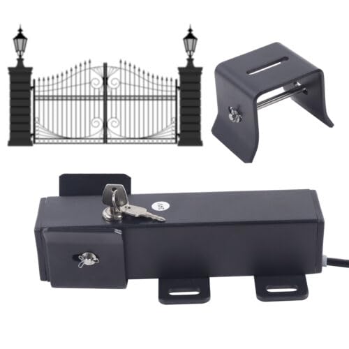 Automatisches Elektrisches Schloss, 24V Elektroschloss Flügeltorantrieb Flügeltor Schloss für Drehtorantrieb Power-Türschloss-stellantrieb von XUEMANSHOP