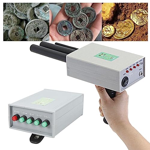 Gold Detektor, 1000M Handheld Metalldetektor, Dual Probe Metalldetektor Mit Antenne Sender, Hochpräziser Unterirdischer Goldsucher Treasure Scanner von XUEMANSHOP