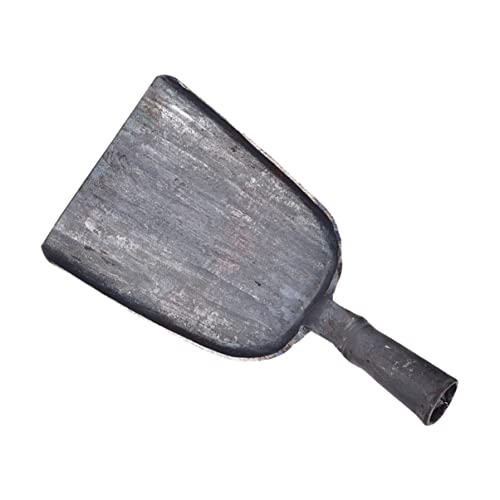 Loosen Ash & Fireplace Heavy Spatula Grey Large Handheld Duty Grill Ash Manual Barbecue Charcoal for Land Scoop Transplanter Campire Multi-Coal Kelle Snow Tool von XUENNUI