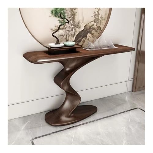 XUEQIZHENG Eingangsbereich Tisch Home Decor, Eingangstisch aus Massivholz - Konsolenschrank for den Flur, Wand-Organizer for das Wohnzimmer(100cm) von XUEQIZHENG