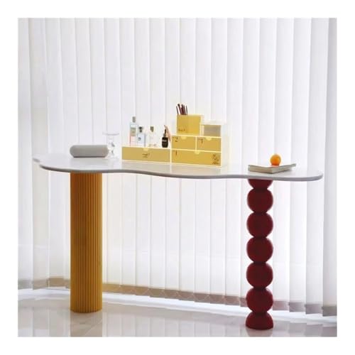 XUEQIZHENG Eingangsbereich Tisch Home Decor, Farbenfroher schmaler Konsolentisch for Eingangsbereich, Wohnzimmer und Flur von XUEQIZHENG