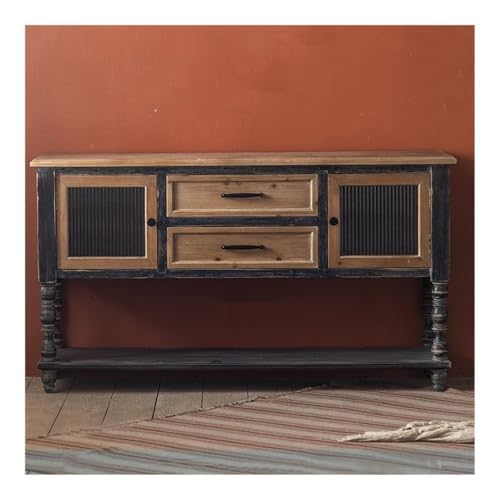 XUEQIZHENG Eingangsbereich Tisch Home Decor, Massivholz-Eingangstisch, Vintage-Beistelltisch mit Aufbewahrungsschrank XUEQIZHENG Eingangsbereich Tisch Home Decor, Massivholz-Eingangstisch, Vintage-Beistelltisch mit Aufbewahrungsschrank von XUEQIZHENG