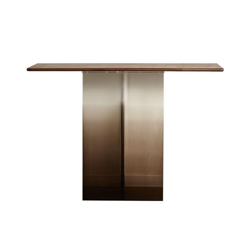 XUEQIZHENG Eingangsbereich Tisch Home Decor, Moderner Konsolentisch aus Walnussholz mit Acrylbeinen for den Eingangsbereich und das Wohnzimmer(S) von XUEQIZHENG