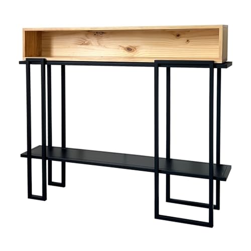 XUEQIZHENG Eingangsbereich Tisch Home Decor, Schmaler Industrie-Eingangstisch mit Stauraum - Flur, Wohnzimmer von XUEQIZHENG