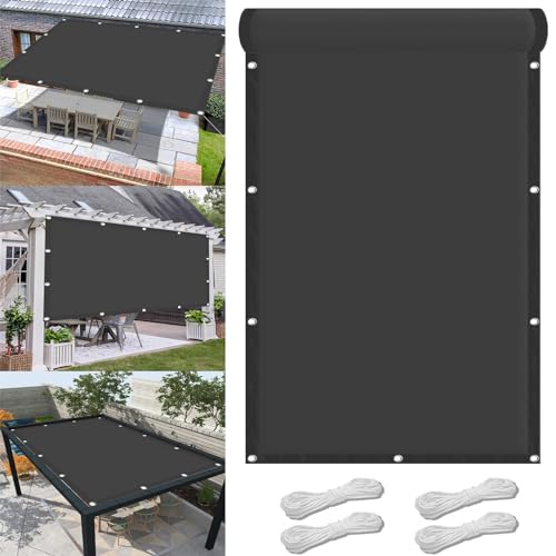 Schattierungsnetz 0.5 x 5.2 m,98% Uv Schutz Reißfest Wetterfest, Wasserdicht, Langlebiges, Sichtschutz Garten Schattennetz,Für Terrasse Garten, Dunkelgrau Schattierungsnetz 0.5 x 5.2 m,98% Uv Schutz Reißfest Wetterfest, Wasserdicht, Langlebiges, Sichtschutz Garten Schattennetz,Für Terrasse Garten, Dunkelgrau von XUEQXUE