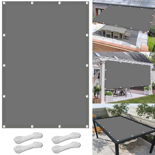 Sonnenschirm Segel Sonnenschutz Netz 210 x 400 cm,Wasserabweisend Sonnenschutz Windschutz mit 98% Uv Schutz, Wasserdicht Sunsail Sonnensegel,Für Balkon Garten, Hellgrau Sonnenschirm Segel Sonnenschutz Netz 210 x 400 cm,Wasserabweisend Sonnenschutz Windschutz mit 98% Uv Schutz, Wasserdicht Sunsail Sonnensegel,Für Balkon Garten, Hellgrau von XUEQXUE
