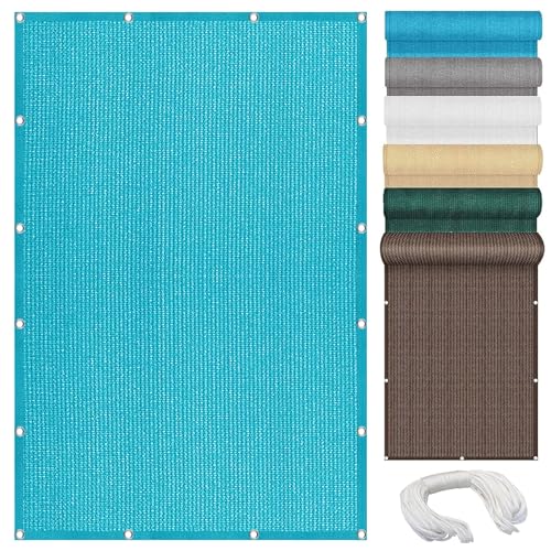 Sonnensegel Nach Maß mit Ösen 3.5 x 4.5 m, 98% Uv-Schutz,Atmungsaktiv,Isolierung, Sonnensegel Rechteckig Schutztuch Shade, Garten-Sonnenschutznetz, für Garten Balkon, Himmelblau Sonnensegel Nach Maß mit Ösen 3.5 x 4.5 m, 98% Uv-Schutz,Atmungsaktiv,Isolierung, Sonnensegel Rechteckig Schutztuch Shade, Garten-Sonnenschutznetz, für Garten Balkon, Himmelblau von XUEQXUE