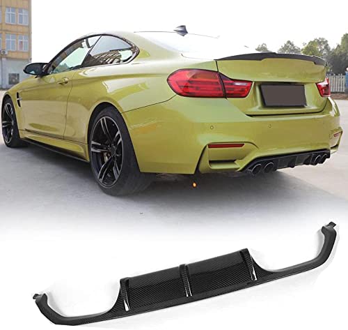 XUETAO Carbon Fiber Rear Diffuser for BMW 4 Series F80 M3 F82 F83 M4 2015-2019 Factory Outlet Lower Bumper Lip Spoiler Body Kit von XUETAO