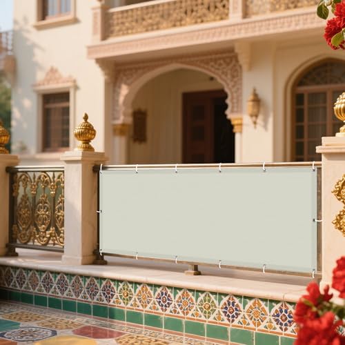 Sonnensegel 400 x 410 cm Rechteckig Wasserdicht 98% UV Schutz Sunprotect Professional Vielen Größen mit Spannseilen für Draußen Patio Terrasse Camping, cremefarben Sonnensegel 400 x 410 cm Rechteckig Wasserdicht 98% UV Schutz Sunprotect Professional Vielen Größen mit Spannseilen für Draußen Patio Terrasse Camping, cremefarben von XUEXIAOH