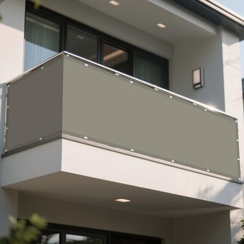 Sonnensegel Sonnenschutz Windschutz 350 x 445 cm Rechteckig Wasserdicht 98% UV Schutz Sunprotect Professional mit Ösen Und Befestigungsseile für Balkon Garten, Taupe Sonnensegel Sonnenschutz Windschutz 350 x 445 cm Rechteckig Wasserdicht 98% UV Schutz Sunprotect Professional mit Ösen Und Befestigungsseile für Balkon Garten, Taupe von XUEXIAOH