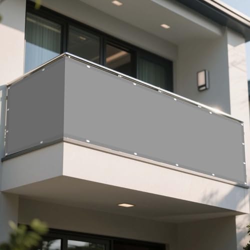 Sonnensegel Sonnenschutz Windschutz 590 x 605 cm Rechteckig Wasserdicht 98% UV Schutz Sunprotect Professional mit Ösen Und Befestigungsseile für Balkon Garten, Hellgrau Sonnensegel Sonnenschutz Windschutz 590 x 605 cm Rechteckig Wasserdicht 98% UV Schutz Sunprotect Professional mit Ösen Und Befestigungsseile für Balkon Garten, Hellgrau von XUEXIAOH