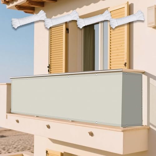 Sonnensegel Wasserabweisend 155 x 295 cm Rechteckig Wasserdicht Sonnenschutz Windschutz Rechteck Markisensegel Ohne Bohren mit Ösen Segeltuch für Garten Balkon & Terrasse, cremefarben Sonnensegel Wasserabweisend 155 x 295 cm Rechteckig Wasserdicht Sonnenschutz Windschutz Rechteck Markisensegel Ohne Bohren mit Ösen Segeltuch für Garten Balkon & Terrasse, cremefarben von XUEXIAOH