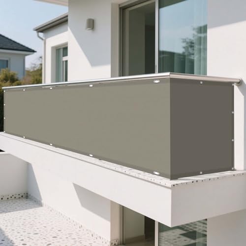 Sonnensegel Wasserdicht 500 x 760 cm Rechteckig Wasserdicht Sonnenschutz Windschutz Sonnendach Beschattung mit Spannseilen mit Ösen für Außenbereich Garten, Taupe Sonnensegel Wasserdicht 500 x 760 cm Rechteckig Wasserdicht Sonnenschutz Windschutz Sonnendach Beschattung mit Spannseilen mit Ösen für Außenbereich Garten, Taupe von XUEXIAOH