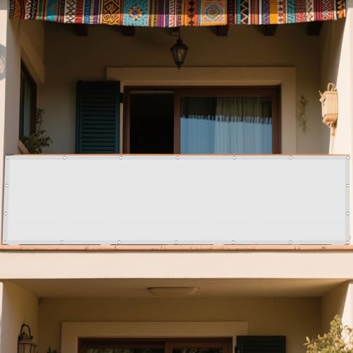 Sonnensegel Wasserdicht Rechteckig 160 x 250 cm Rechteckig Wasserdicht 98% UV Schutz Sunprotect Professional mit Spannseilen mit Ösen für Garten Terrasse Camping Outdoor, Weiß Sonnensegel Wasserdicht Rechteckig 160 x 250 cm Rechteckig Wasserdicht 98% UV Schutz Sunprotect Professional mit Spannseilen mit Ösen für Garten Terrasse Camping Outdoor, Weiß von XUEXIAOH