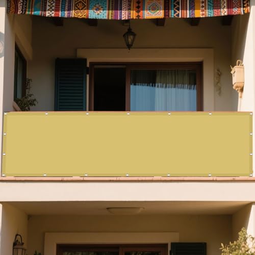 Sonnensegel Wasserdicht Rechteckig 250 x 310 cm Rechteckig Wasserdicht 98% UV Schutz Sunprotect Professional mit Spannseilen mit Ösen für Garten Terrasse Camping Outdoor, Sandgelb Sonnensegel Wasserdicht Rechteckig 250 x 310 cm Rechteckig Wasserdicht 98% UV Schutz Sunprotect Professional mit Spannseilen mit Ösen für Garten Terrasse Camping Outdoor, Sandgelb von XUEXIAOH