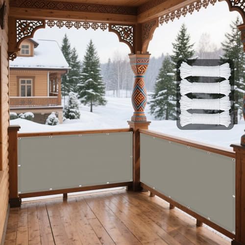Sonnensegel Wasserdicht Rechteckig mit Ösen 130 x 285 cm Rechteckig Wasserdicht 98% UV Schutz Schatten Mesh Abdeckung Vielen Größen mit Spannseilen für Terrasse Camping, Taupe von XUEXIAOH