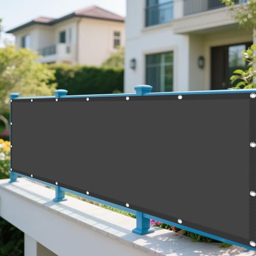 Sonnensegel mit Ösen Nach Maß 540 x 680 cm Rechteckig Wasserdicht Sonnenschutz Windschutz Sichtschutz Balkon mit Ösen Ohne Bohren mit Seil für Patio Hinterhof Rasengarten, Dunkelgrau Sonnensegel mit Ösen Nach Maß 540 x 680 cm Rechteckig Wasserdicht Sonnenschutz Windschutz Sichtschutz Balkon mit Ösen Ohne Bohren mit Seil für Patio Hinterhof Rasengarten, Dunkelgrau von XUEXIAOH