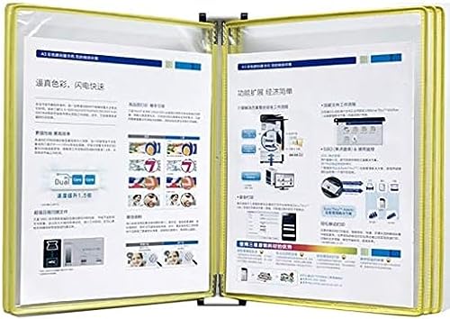 File Cabinet Shop Page-Flip-Aktenordner, wandmontierter Standard-Arbeitsanweisungsbuch-Hängetyp,B von XUEYEDI