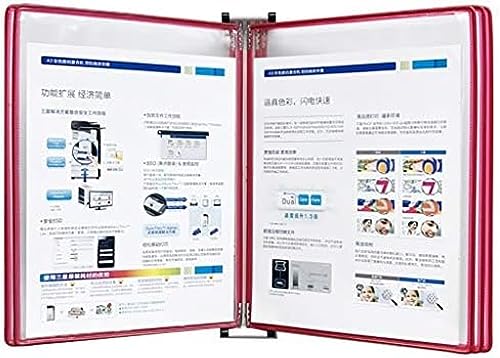 File Cabinet Shop Page-Flip-Aktenordner, wandmontierter Standard-Arbeitsanweisungsbuch-Hängetyp,E von XUEYEDI