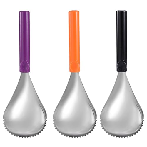 Kürbisschaufel Kürbisschaufel 3pcs 9,8 x 3,4 Zoll Edelstahl Kürbisschaufel Handbuch Kürbisschnitzer Scoop mit Nicht -Griff -Gemüseschaufel für Küche Kürbisschaufel Kürbisschaufel 3pcs 9,8 x 3,4 Zoll Edelstahl Kürbisschaufel Handbuch Kürbisschnitzer Scoop mit Nicht -Griff -Gemüseschaufel für Küche von XUEYEGONGJI