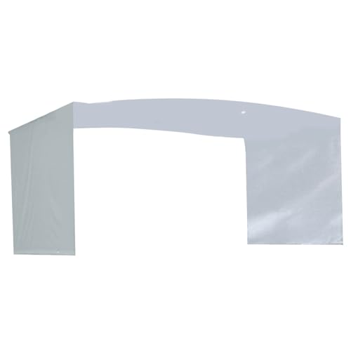 Pergola Schattenabdeckung 17x7 Fuß mit Silber beschichtete Polyester Pergola-Deckung Ersatz für Garten, nur (grau), Ersatzdach von XUEYEGONGJI