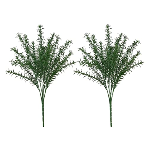 XUEYEGONGJI Künstliche Rosmarin -Kunststoffsimulation Grünpflanzen 40 cm Hochzeit Café Dekoration Grüne 2pcs, Künstliche Pflanzen Dekoration XUEYEGONGJI Künstliche Rosmarin -Kunststoffsimulation Grünpflanzen 40 cm Hochzeit Café Dekoration Grüne 2pcs, Künstliche Pflanzen Dekoration von XUEYEGONGJI
