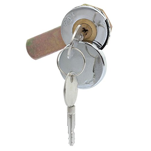 Briefkastenschloss, Postkasten Schloss 2 STÜCKE Türverriegelung Nützliche stationäre Nockenschloss Vorhängeschloss für Sicherheitstürkabinett Postfach Schubladen Schrank Camlock 16mm + 4 Schlüssel von XUEZHEN