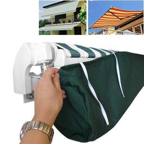 XUHCLY Terrassen-Markisenabdeckung Wasserdicht Markisenabdeckung für Außenbereich Schutzhülle Für Markisen Abdeckung,Markisenabdeckung Abdeckplane(Size:250cm,Color:a) von XUHCLY