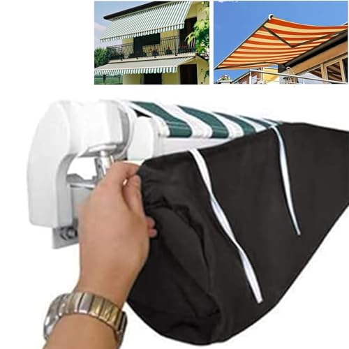 XUHCLY Terrassen-Markisenabdeckung Wasserdicht Markisenabdeckung für Außenbereich Schutzhülle Für Markisen Abdeckung,Markisenabdeckung Abdeckplane(Size:250cm,Color:d) von XUHCLY