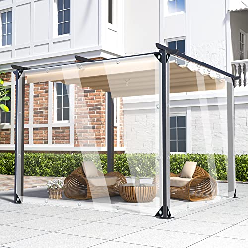 Transparente Plane Abdeckplane PVC Plane Durchsichtig seitenteile mit ösen 2.4mx2.8m 450g/m² Wetterfeste Faltbar Planen FüR AußEnbereich Tarpaulin Für Gartenmöbel,Kältebeständig,Regenfest Transparente Plane Abdeckplane PVC Plane Durchsichtig seitenteile mit ösen 2.4mx2.8m 450g/m² Wetterfeste Faltbar Planen FüR AußEnbereich Tarpaulin Für Gartenmöbel,Kältebeständig,Regenfest von XUIAQZW
