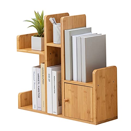 XUJIAM Bücherregal, Desktop-Bücherregal, einfacher Desktop, geeignet für Schlafzimmer, Wohnzimmer, Büro von XUJIAM