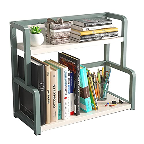 XUJIAM Bücherregal, mehrschichtiges Schreibtisch-Bücherregal für Studenten, Schreibtisch-Bücher- und Zeitschriftenständer, freistehender Schreibtisch von XUJIAM